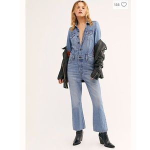 levi's kick flare jumpsuit